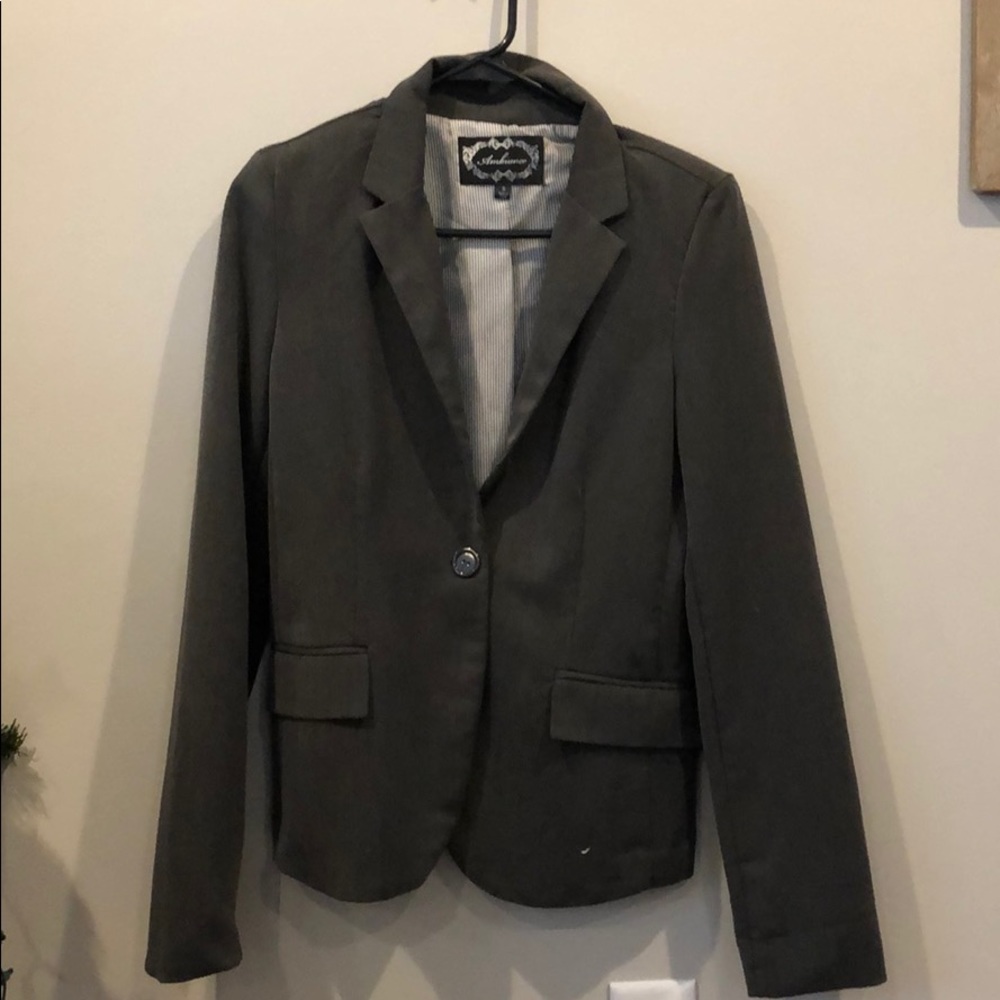 Gray blazer-Small - Picture 1 of 3